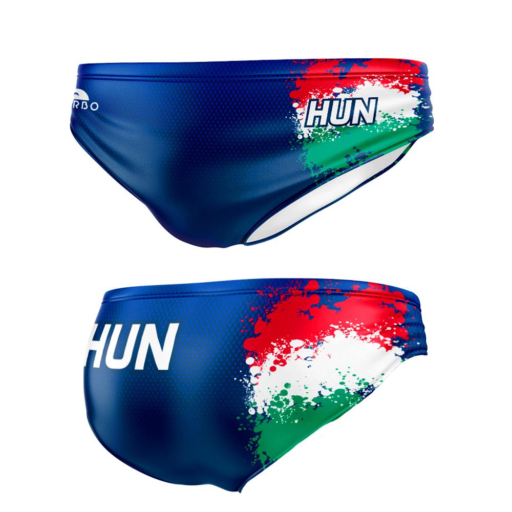 Costume slip da nuoto e pallanuoto Hungary Paint di Turbo|Waterpolo5