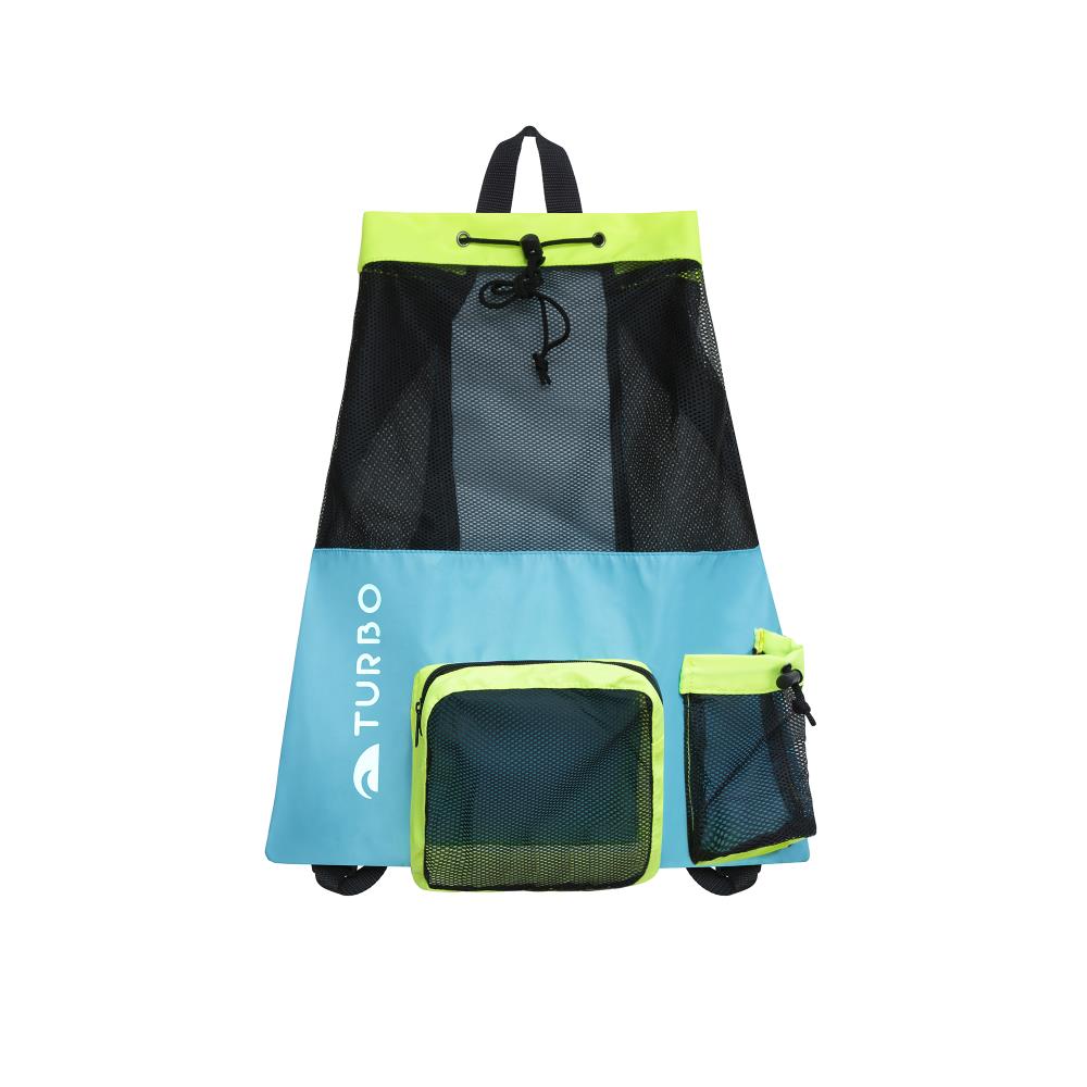 Teal Mesh Backpack Sacca A Zaino Tipo Mesh Bag Di Turbo