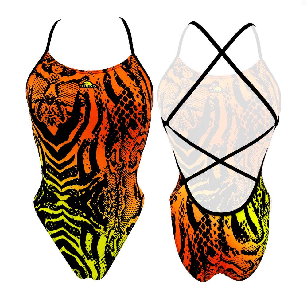 Costume nuoto donna modello Sirene Animal Print Vibes Turbo