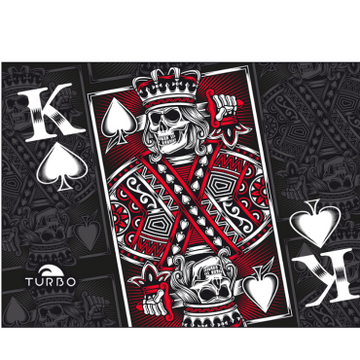 Telo Microfibra Card Skulls